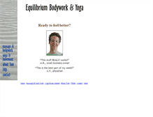 Tablet Screenshot of equilibriumbodywork.com